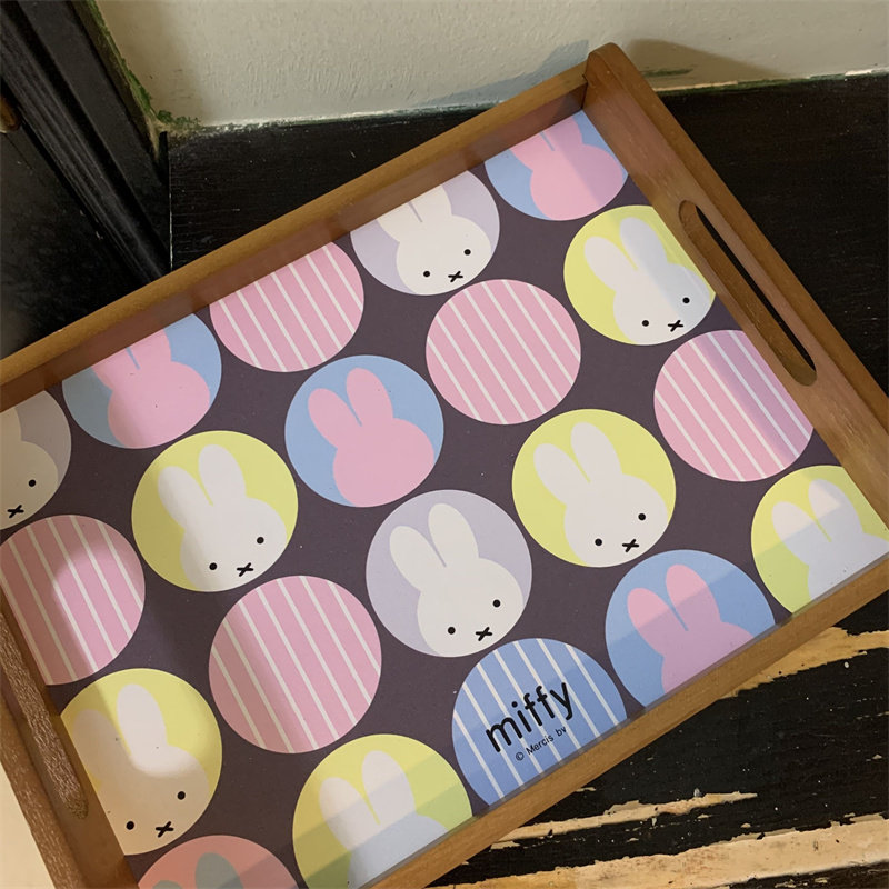 Wooden Serving Tray - Vassoio da tè in legno a