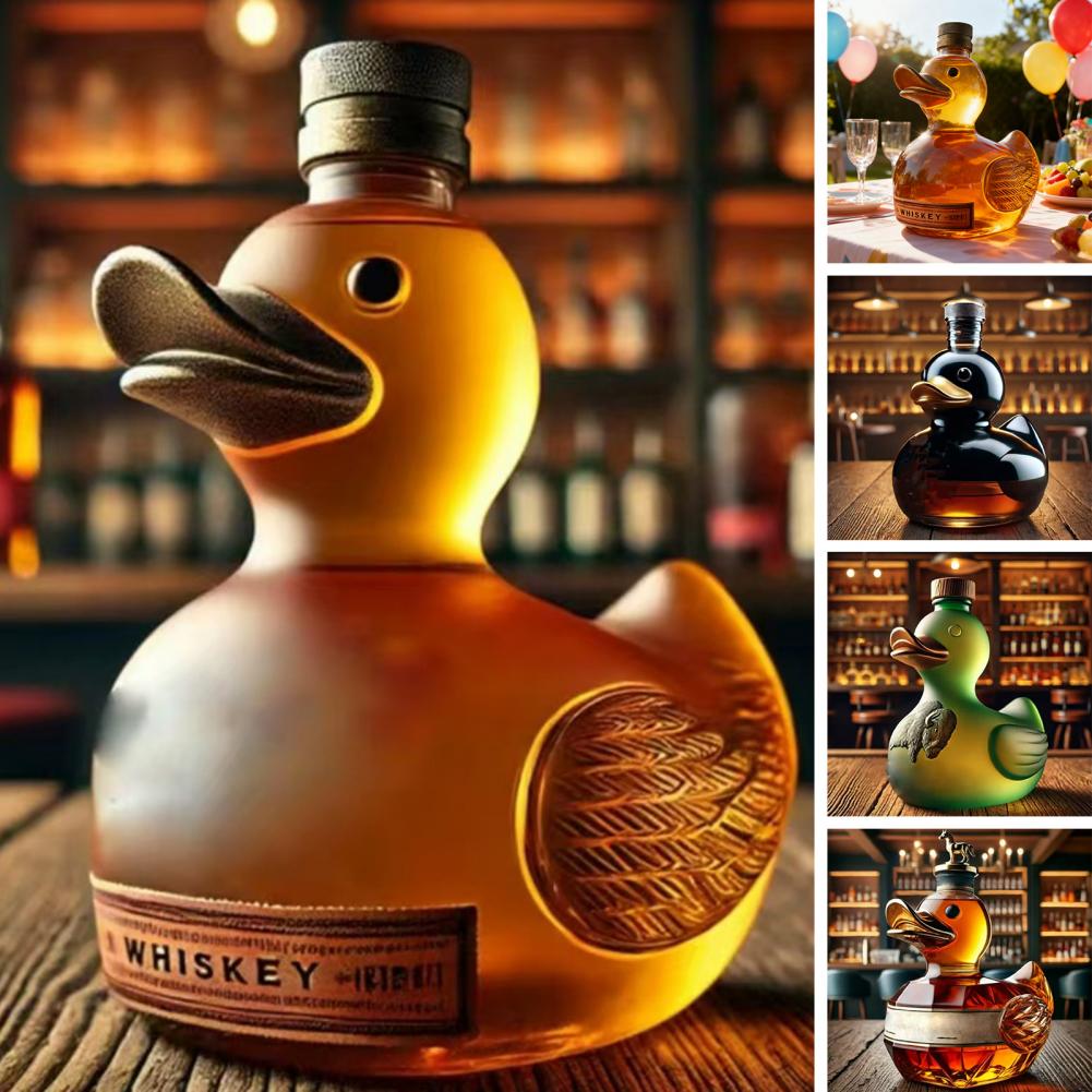 Glass Decanter Whiskey - Bottiglia di whisky per anatra Decanter