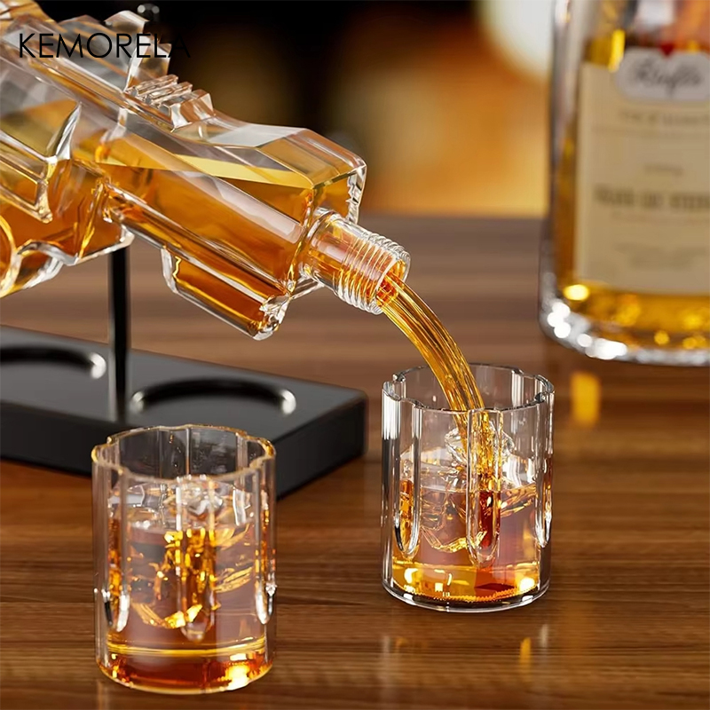 KEMORELA Revolver Decanter in  - Glass Decanter Whiskey recensione e prezzo
