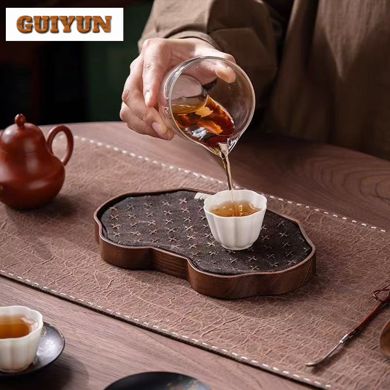 Vassoio da tè piccolo in noce  - Wooden Serving Tray recensione e prezzo