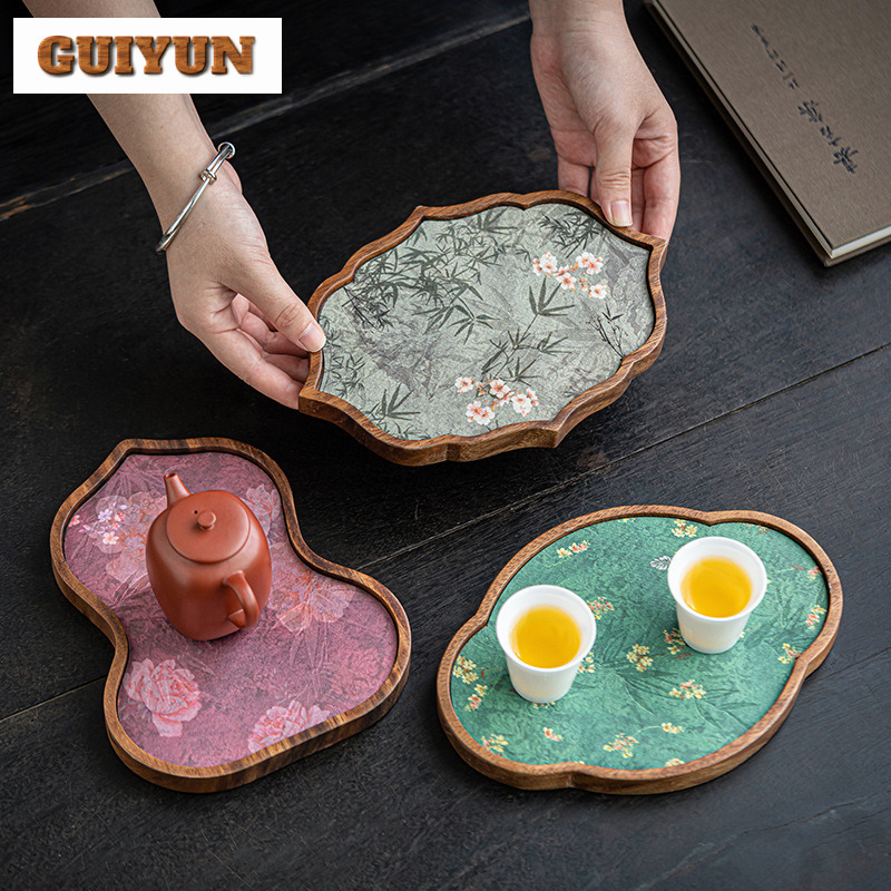 Vassoio da tè in legno di noce - Wooden Serving Tray recensione e prezzo