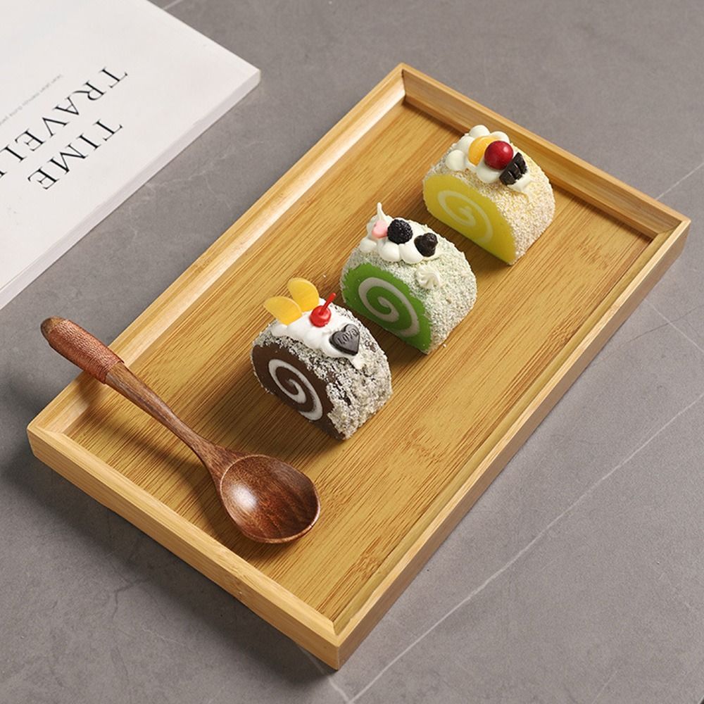 Vassoio Decorativo in Bambù Na - Wooden Serving Tray recensione e prezzo