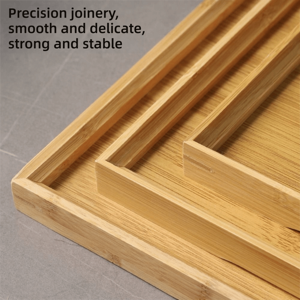 Vassoio Decorativo in Bambù Na - Wooden Serving Tray recensione e prezzo