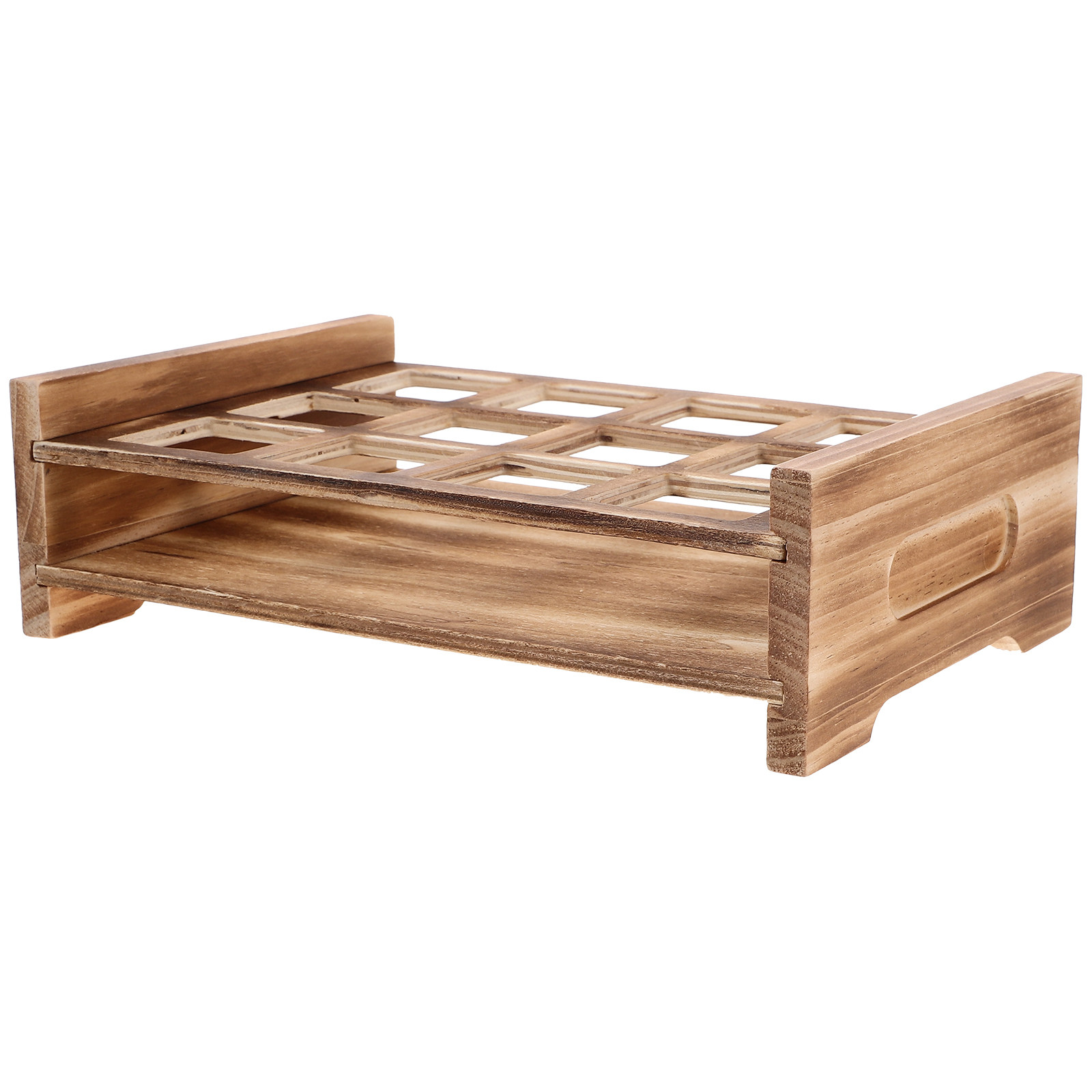 Vassoio porta bicchieri da sho - Wooden Serving Tray recensione e prezzo