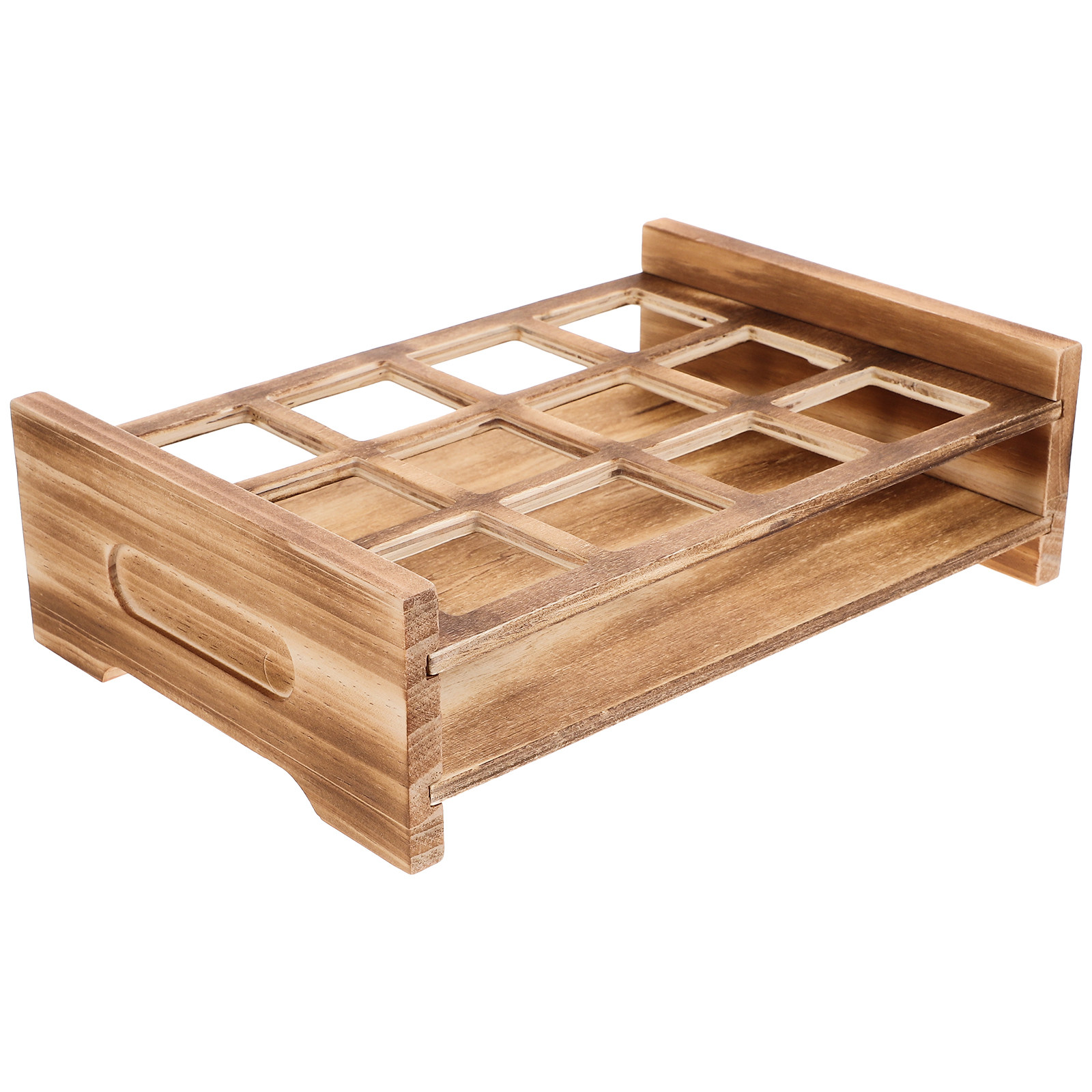 Vassoio porta bicchieri da sho - Wooden Serving Tray recensione e prezzo