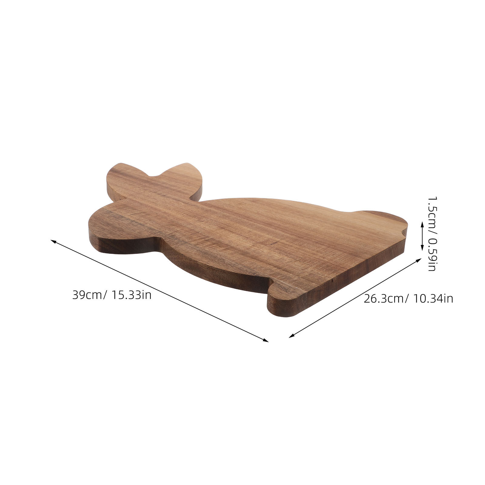 Tagliere in Legno a Forma di C - Wooden Serving Tray recensione e prezzo
