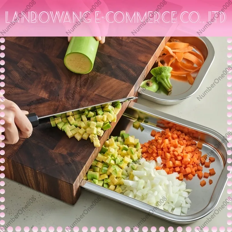 Tagliere in Noce con Vassoio i - Wooden Serving Tray recensione e prezzo